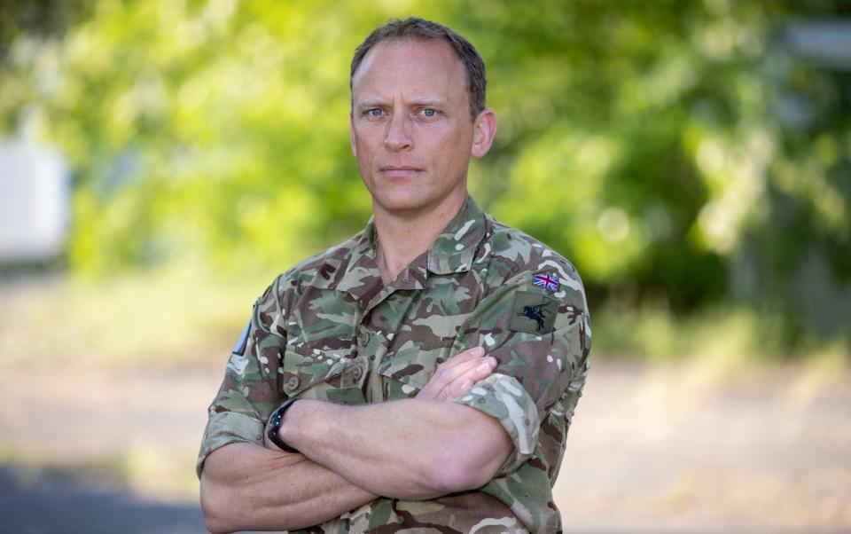 Brigadier Nick Cowley, Commander of 16 Air Assault Brigade Combat Team - Steve Reigate 