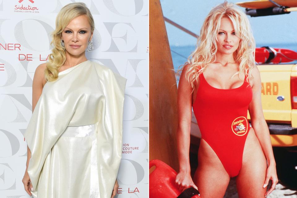 Pamela Anderson attends the 17th &quot;Diner De La Mode&quot; as part of Paris Fashion Week on January 24, 2019 in Paris, France., Pamela Anderson Baywatch - 1989-2001 Baywatch Co/Tower 12