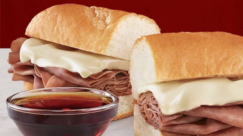 Arby's French dip with au jus