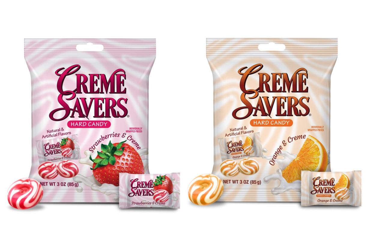 CREME SAVERS Strawberries &amp; Creme and Orange &amp; Creme