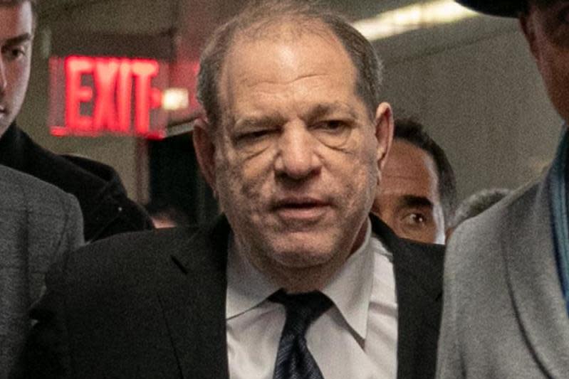 Harvey Weinstein arrives in court on 22 January 2020 in New York City: Jeenah Moon/Getty Images