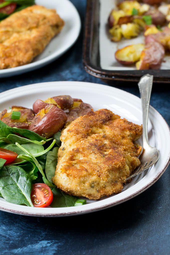 Paleo “Breaded” Chicken Cutlets