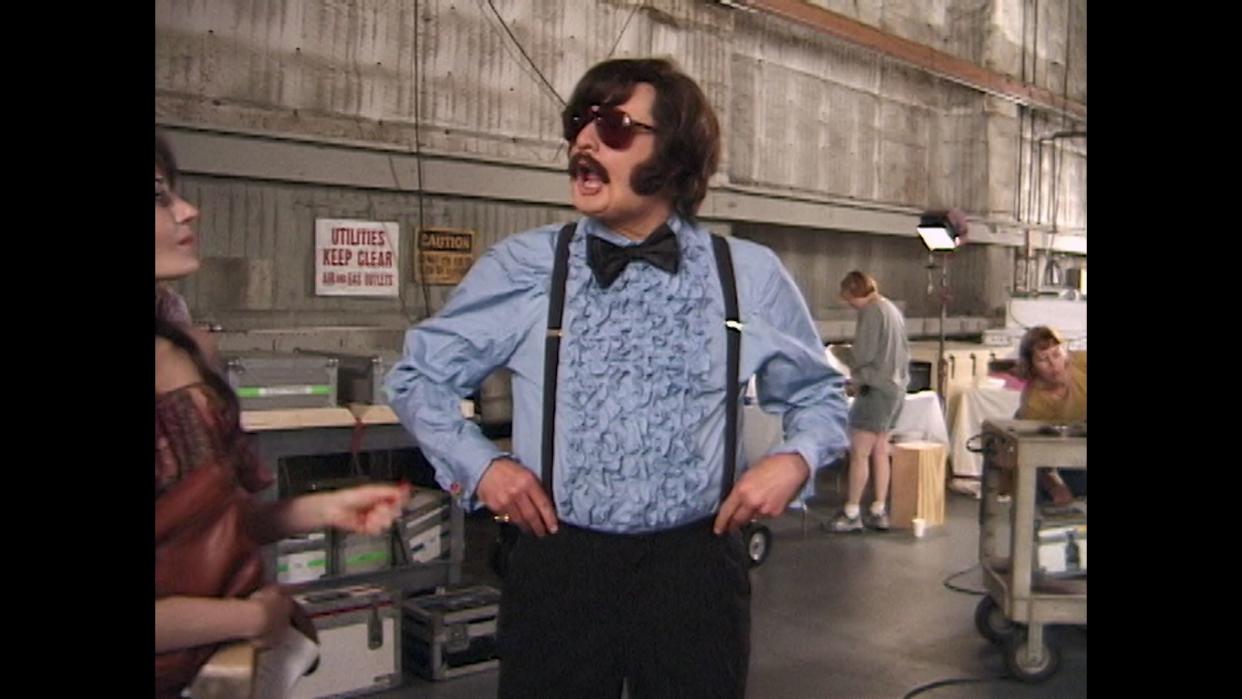 Jim Carrey as Andy Kaufman's alter ego Tony Clifton in a still from Netflix's Jim & Andy: The Great Beyond (Netflix)