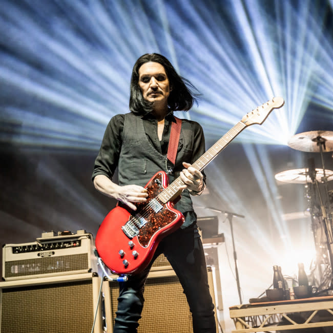 Brian Molko, cantante de Placebo, en un concierto del año pasado en Oslo (Noruega) credit:Bang Showbiz