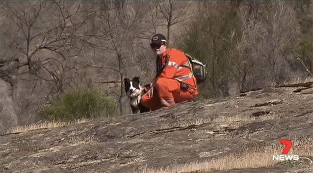 SES, police and volunteers had been searching for the 75-year-old. Picture: 7 News