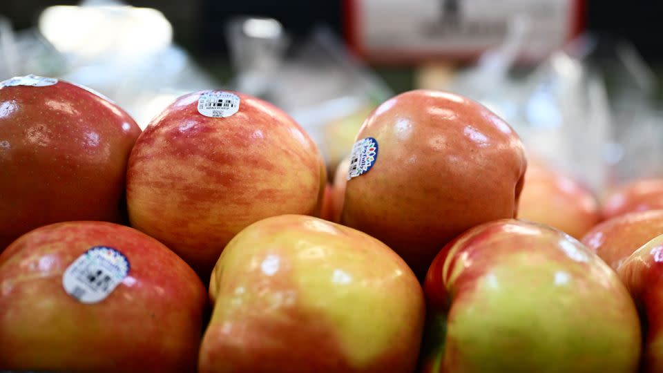 Honeycrisp apples, though priced at a premium, have been a major success. - Patrick T. Fallon/AFP/Getty Images