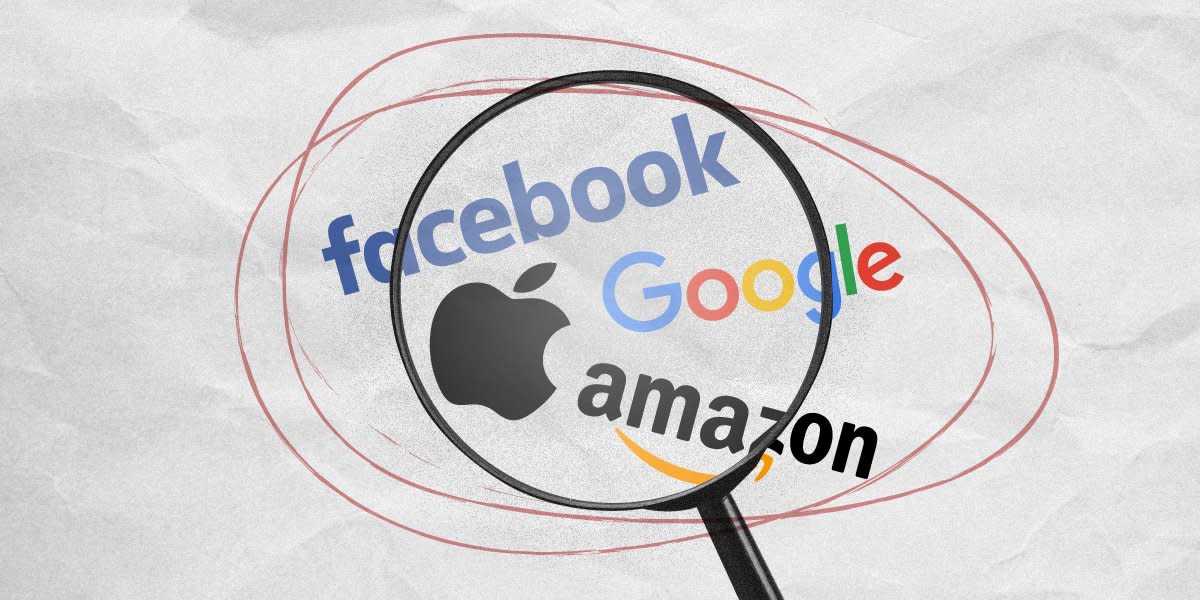 Apple Google Facebook Amazon scrutiny scribble 2x1