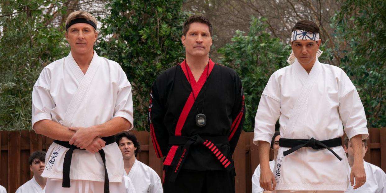 william zabka, sean kanan, ralph macchio, cobra kai season 6