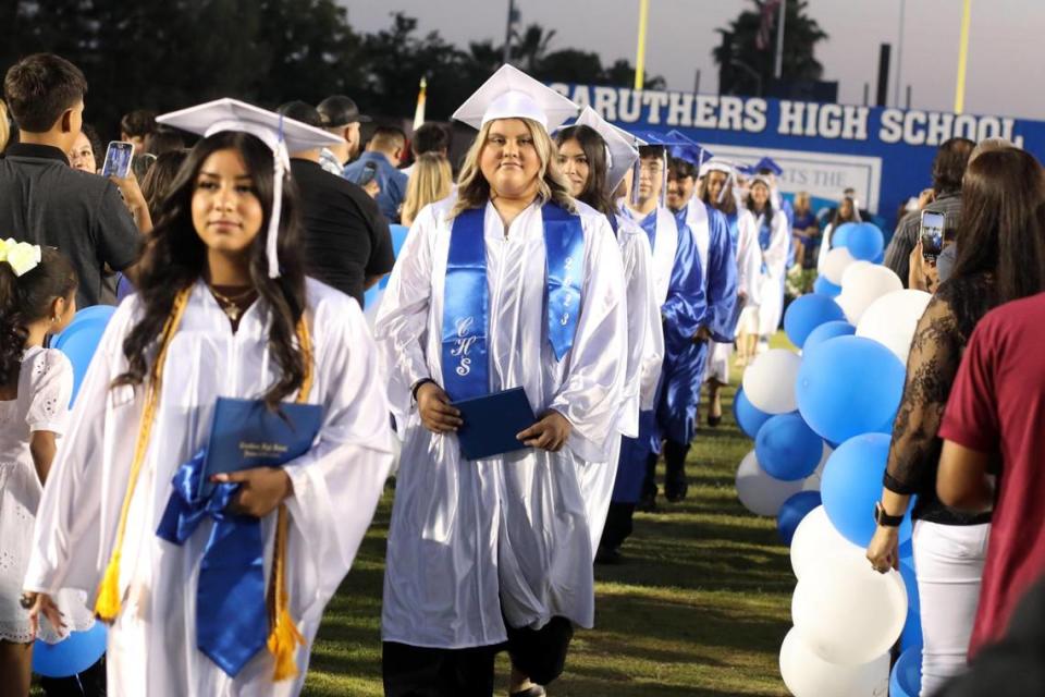 Caruthers High School graduates 167 students Friday night (June 2).