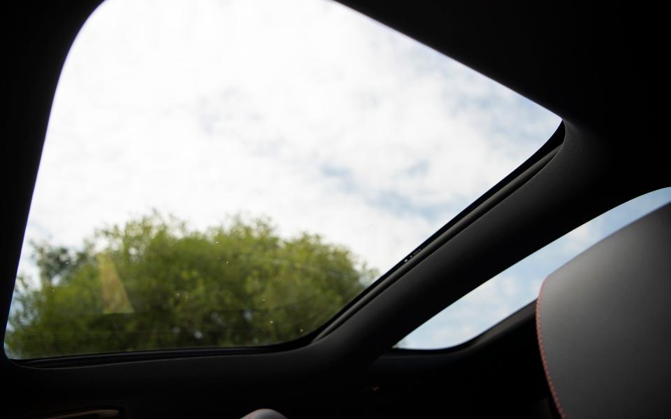 The panoramic glass roof in our high-spec EQA is another great feature of the interior