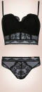 <p><i><a href="http://www.marksandspencer.com/historical-romance-embroidery-bodice-balcony-bra-a-d/p/p22454620?image=SD_02_T81_6337B_Y0_X_EC_90&color=BLACK&prevPage=plp&pdpredirect#" rel="nofollow noopener" target="_blank" data-ylk="slk:M&S, bra £30.;elm:context_link;itc:0;sec:content-canvas" class="link ">M&S, bra £30.</a><a href="http://www.marksandspencer.com/historical-romance-embroidered-high-leg-knickers/p/p22454622?mfPartNumber=T816337B&carousel=FUNV_RR#" rel="nofollow noopener" target="_blank" data-ylk="slk:Briefs, £14.;elm:context_link;itc:0;sec:content-canvas" class="link "> Briefs, £14. </a></i></p>