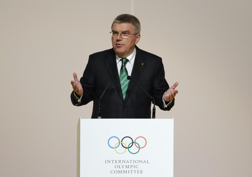 IOC president Thomas Bach (AP)