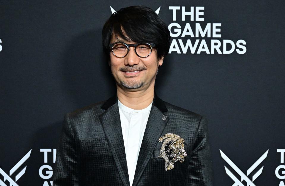 Video game designer Hideo Kojima attends The Game Awards at the Peacock Theater in Los Angeles, California, on December 7, 2023.