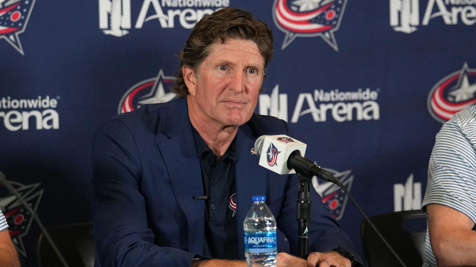 Mike Babcock was hired by the Blue Jackets earlier this summer. (Photo by Jason Mowry/Getty Images)
