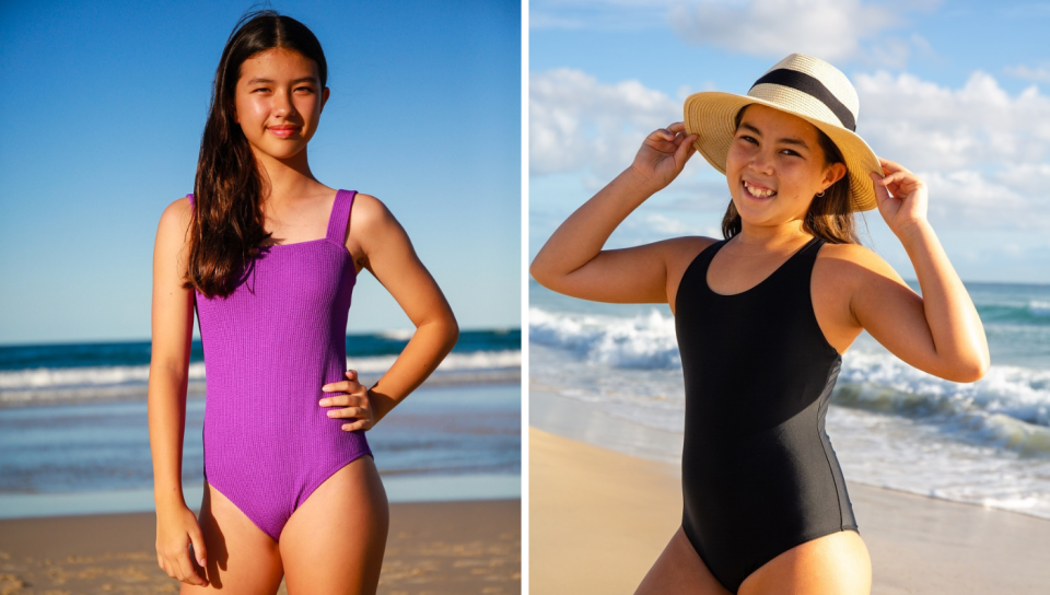 Two models wearing Australian period-proof swimwear brand Azure Belle. (PHOTO: Azure Belle)