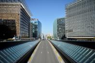 Outside view of the European Commission headquarters in Brussels