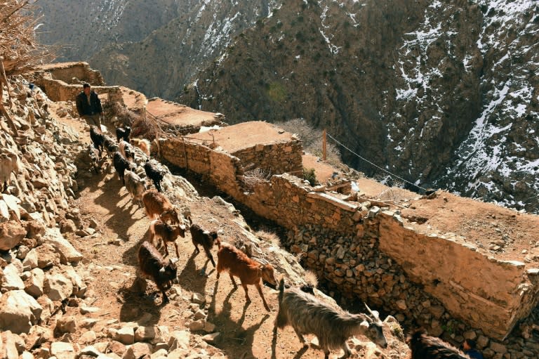 The High Atlas mountains are a popular trekking destination for foreign tourists visiting Morocco