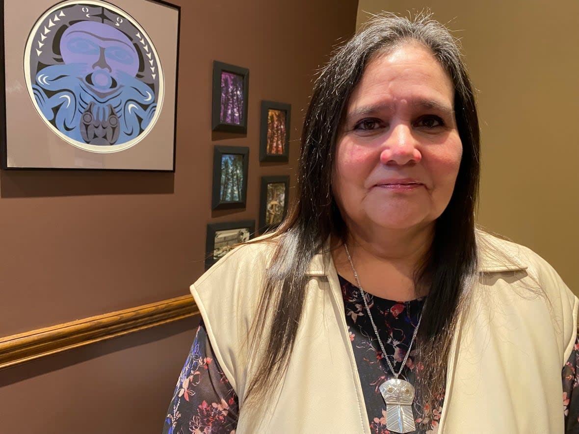 Beverly Jacobs is an Indigenous woman from the community of Six Nations of the Grand River Territory. She's also the senior adviser to the president of the University of Windsor on Indigenous relations and outreach. (Jason Viau/CBC - image credit)