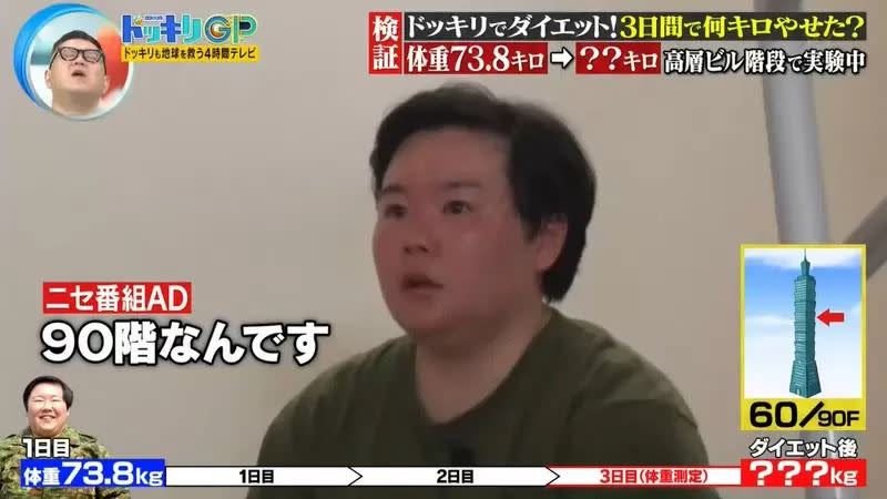 日本女藝人Yasuko來台灣被惡整，遭騙爬台北101了瘦下來的「驚人體重」曝光！（圖／翻攝畫面）