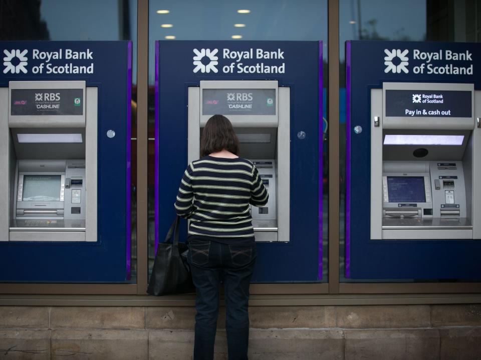 The UK government owns and manages an 81 per cent stake of the RBS Group through UK Financial Investments – a company set up in 2008 to manage the Treasury's shareholdings in UK banks. The government's voting rights are limited to 75 per cent so the bank can continue to be listed on the London Stock Exchange: Getty