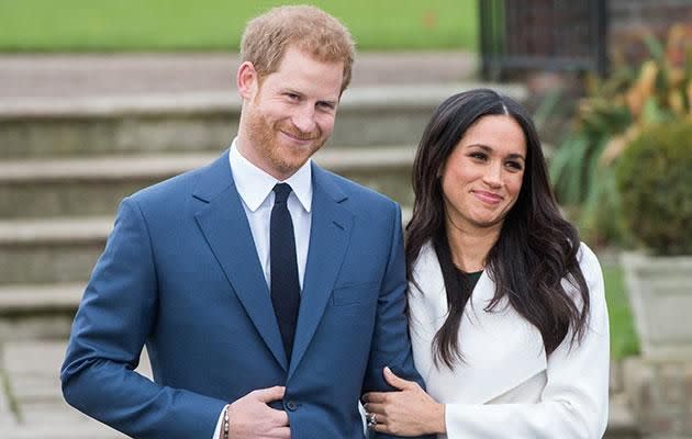 The couple announced their engagement overnight. Source: Getty