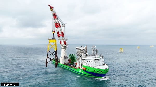 瓦錫蘭與台船環海公司（CDWE）新型二一六米長海洋安裝船（MIV）Green Jade簽署長期資產績效保證協議。（圖：瓦錫蘭提供）