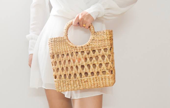 Straw bag