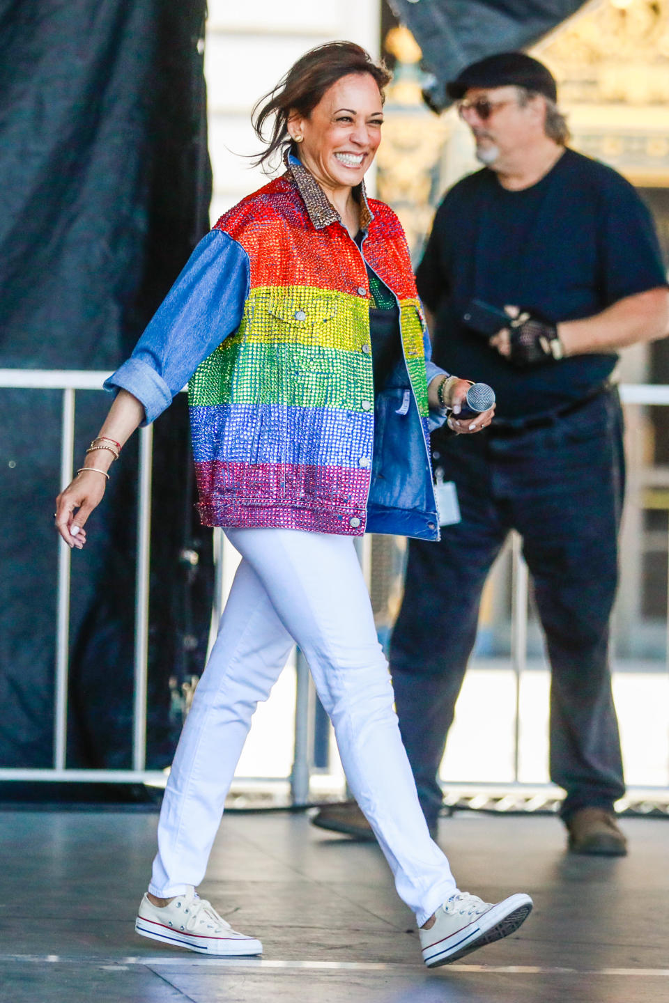 At the Pride Parade in San Francisco on June 30, 2019. 