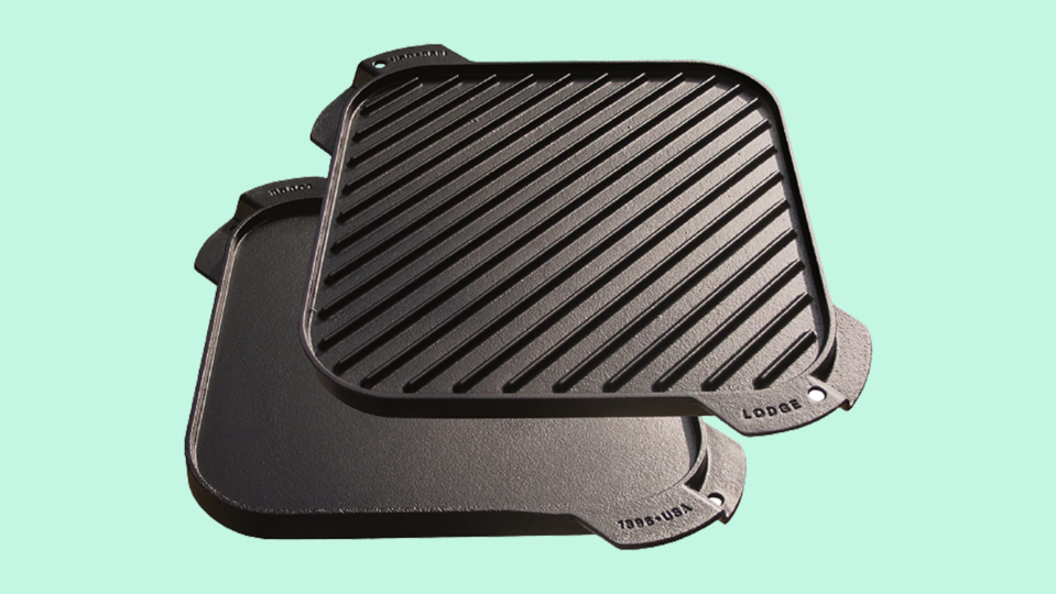 Best gifts for husbands: Lodge Reversible Single-Burner Grill/Griddle