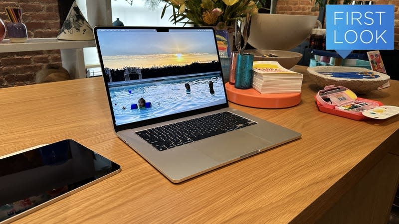 Apple boasts this latest MacBook Air with M3, the most powerful version of its on-the-go laptop yet; plus, it can now support two external monitors at once. - Photo: Kyle Barr / Gizmodo