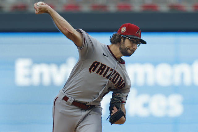 Minneapolis, USA. 06th Aug, 2023. Minnesota Twins starting pitcher Dallas  Keuchel (60) throws to the plate in the first inning during a MLB regular  season game between the Arizona Diamondbacks and Minnesota