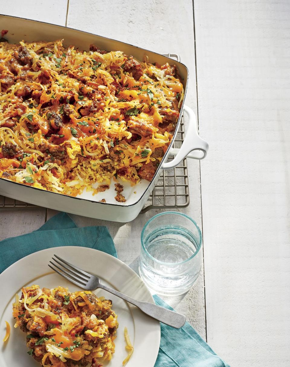 Sausage-Hash Brown Breakfast Casserole