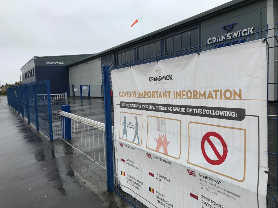 The Cranswick Country Foods meat processing plant in Watton, Norfolk where there has been a Covid-19 outbreak. (Sam Russell/ PA) 