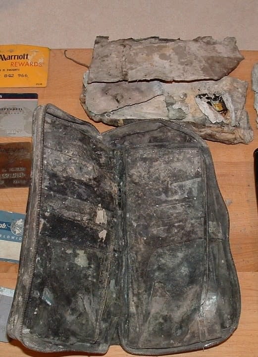 Paventi's Burned Wallet and Cards