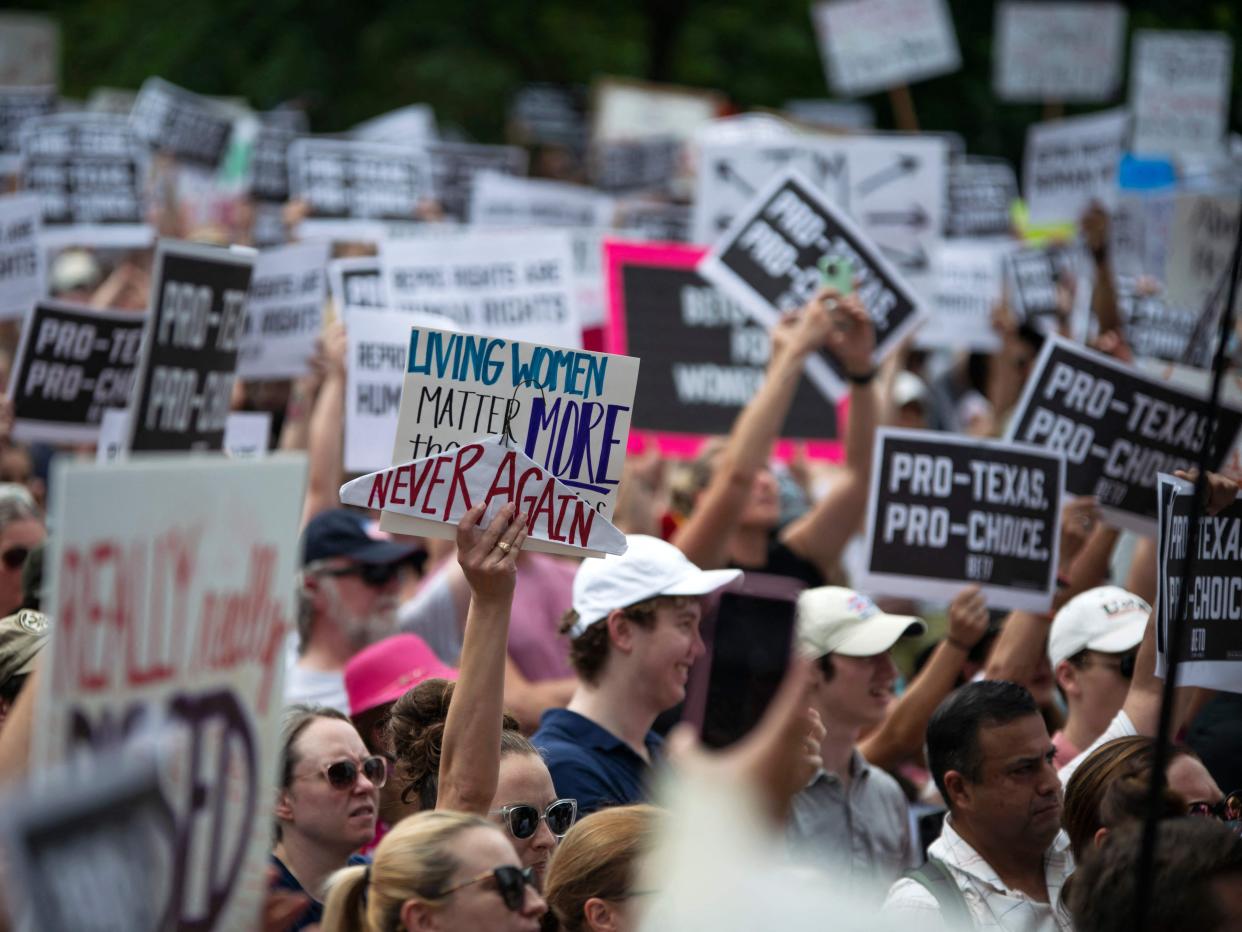 Texas abortion rights rally