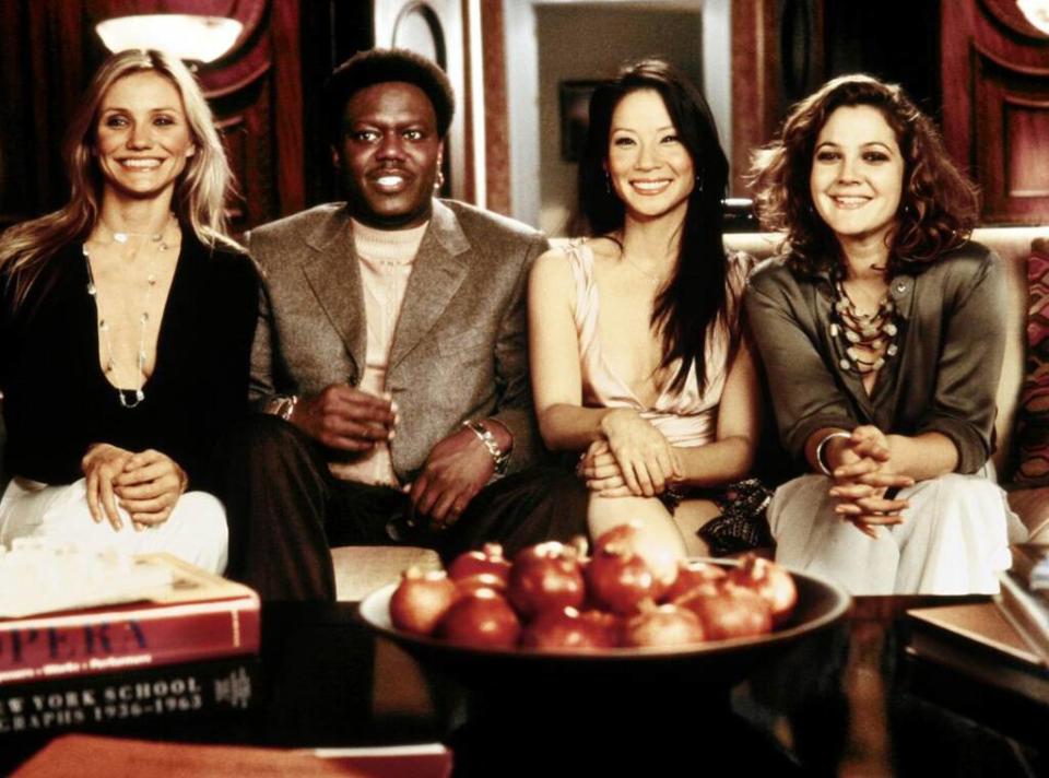 Charlie's Angels, Cameron Diaz, Drew Barrymore, Lucy Liu, Bernie Mac