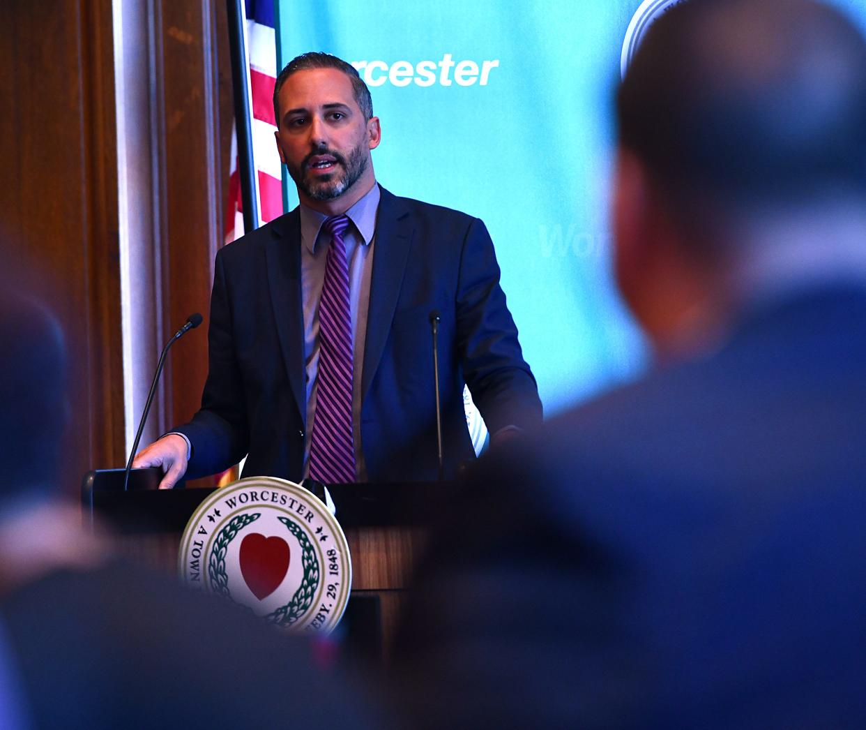 Worcester City Manager Eric Batista