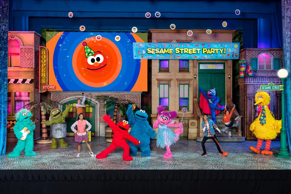 "Sesame Street Live! Let’s Party!" features "Sesame Street" pals including Elmo, Cookie Monster, Oscar the Grouch, Abby Cadabby, Big Bird, Rosita and more.