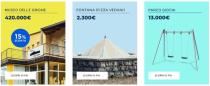 <p>Dunque l’iniziativa è presto detta: gli edifici fanno parte di una sorta di asta a offerta cumulativa, che premierà il Comune (se riceverà offerte) e darà lustro ai finanziatori (in quale modo, non si sa ancora) </p>