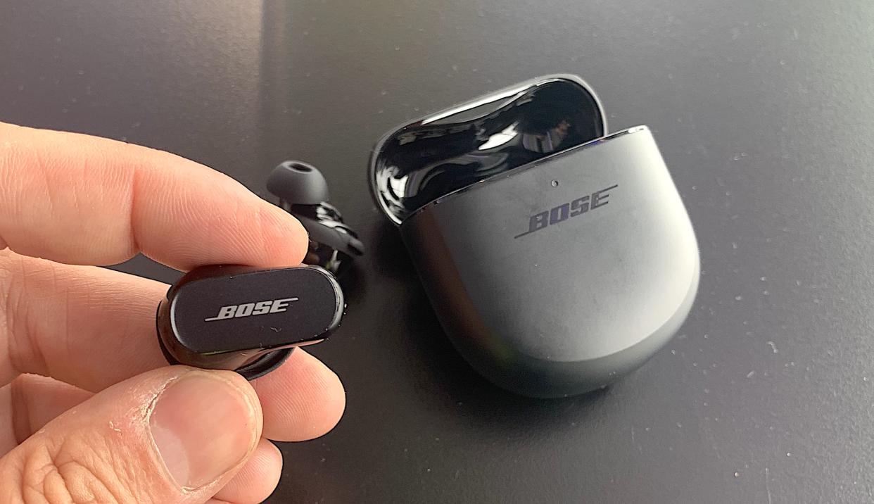  Listing image for best noise-cancelling earbuds showing Bose QuietComfort Earbuds 2 