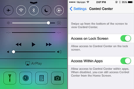 How to Access AirDrop in the iOS Control Center