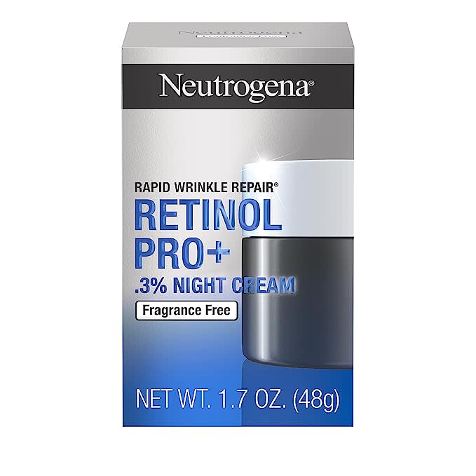  Neutrogena’s Rapid Wrinkle Repair Retinol Pro+ .3% Night Cream