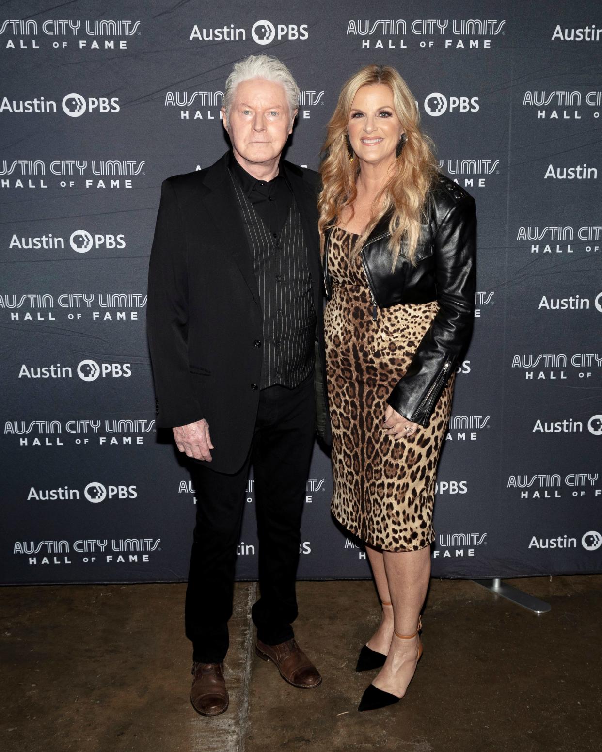 Don Henley with Trisha Yearwood at the "Austin City Limits" Hall of Fame show on Thursday at ACL Live. Henley delivered the induction speech for his longtime friend and duet partner Yearwood.