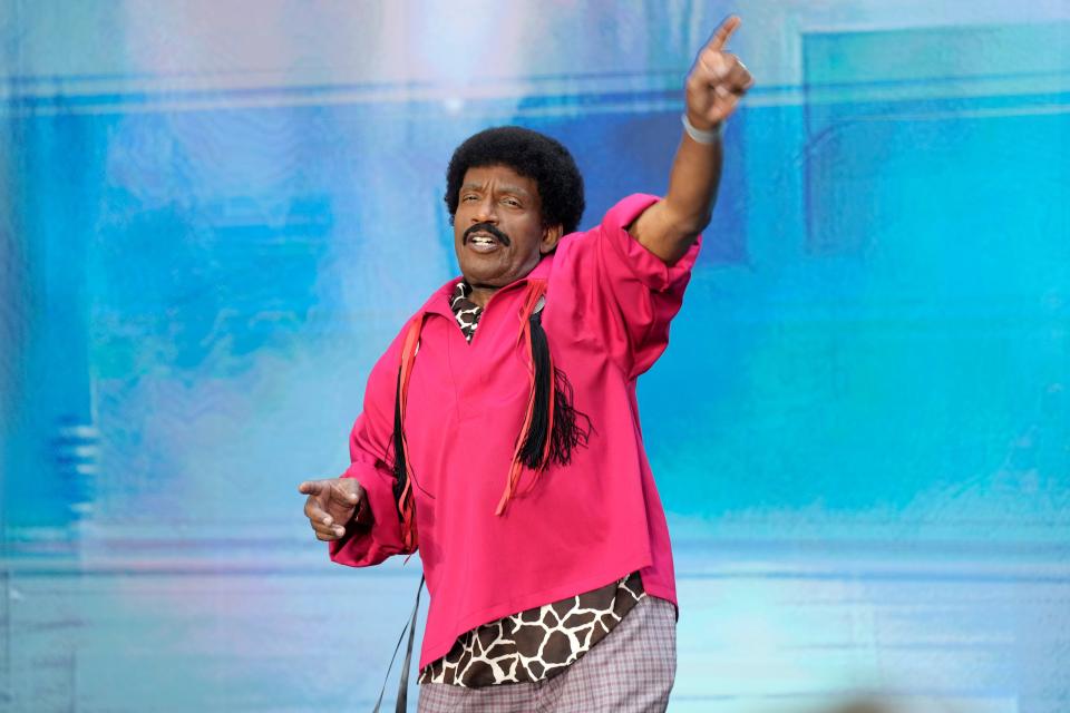 Al Roker dresses as Lionel Richie during NBC's "Today" show Halloween celebration at Rockefeller Plaza on Oct. 31, 2023, in New York.