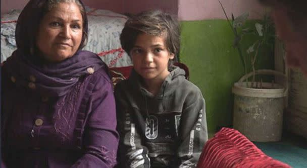 PHOTO: Zarlasht sits next to her mother. (ABC News)