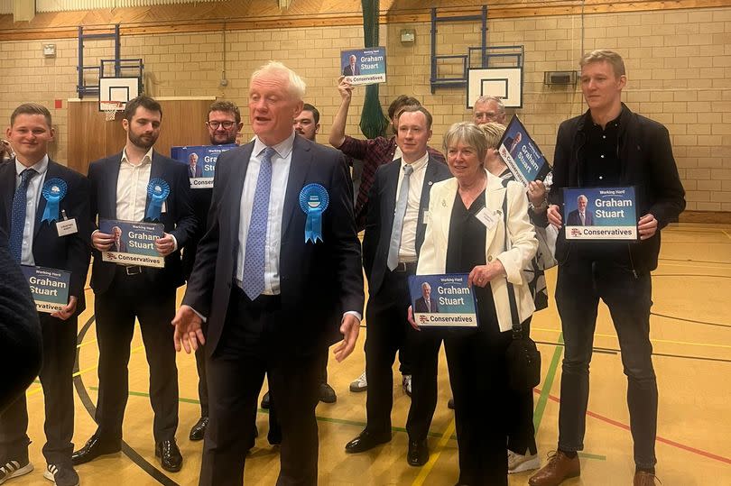 Graham was full of praise for his campaigning team -Credit:Hull Live