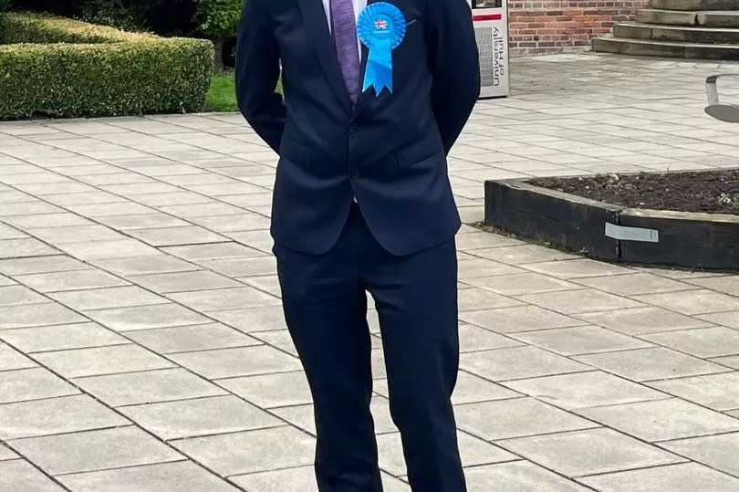 Callum Procter, pictured, is the Conservative candidate for Hull North and Cottingham