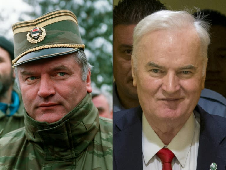 Sceptics feared the tribunal would secure no indictments, no convictions and no sentences -- but confounded the naysayers, not least with a life sentence for Bosnian Serb military leader Ratko Mladic, pictured in 1994 and in court for his verdict