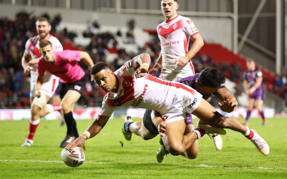 Regan Grace has scored 86 tries in 138 appearances for St Helens - GETTY IMAGES