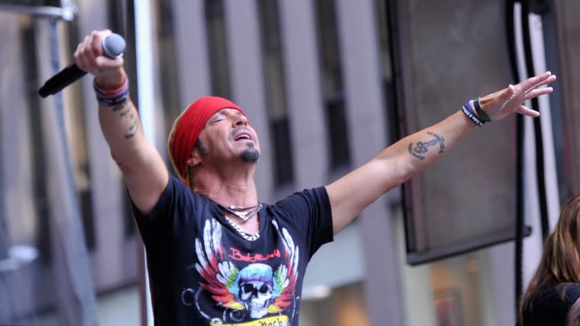 Bret Michaels performs in New York on July 18.